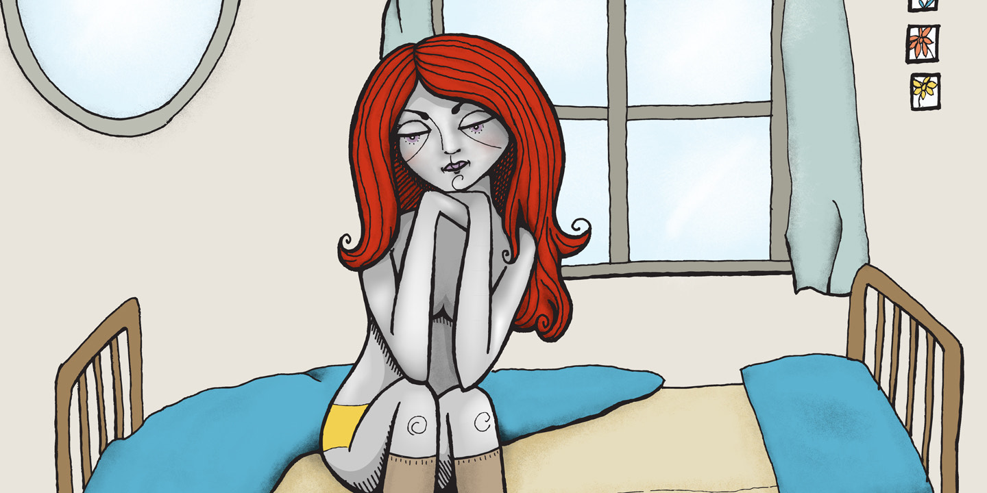 Step-by-step : Dollhouse Girl Illustration